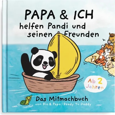 Produktbild von PAPA & ICH helfen Pandi Mitmachbuch Geschenkbuch