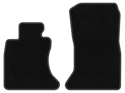 Produktbild von Velours-Fußmatten Vorne für BMW 5 F10 FL xDrive 2013-2017 (Limousine) – 2-tlg, Schwarz, passgenau – Wielganizator BASIC