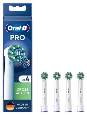 Obrázek produktu pro Oral-B CrossAction , 4 kusů, Bílá, 3 měsíc/ů, Oral-B, 221 mm, 62 mm