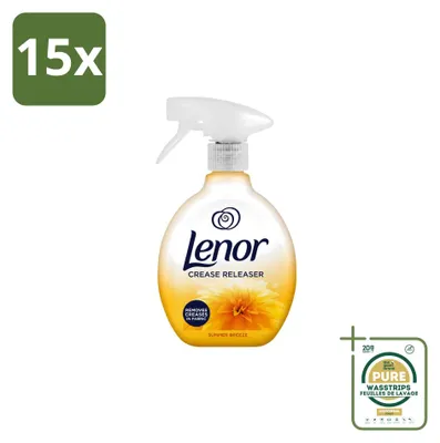 Image de 15 flacons de Lenor Désodorisant textile Summer Breeze, 500 ml, lot de 15