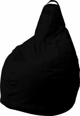 Produktbild von Pouf Agordo, Mehrzwecksessel, Sitzsack, Hockerhocker,  Italy, 90x90 h120 cm, Schwarz