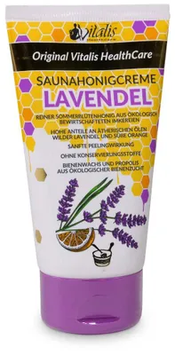 Produktbild von Saunahonigcreme Lavendel 150 g Tube (120 ml)