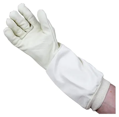 Produktbild von Robuste Imkerhandschuhe aus echtem Leder, Bienenhandschuhe, Arbeitshandschuhe für Imker, er Imkerschutz - Größen von 4 bis 13