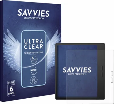 Produktbild von 6x Für Boox Go 7 Schutzfolie Savvies Displayschutz Display Schutz Folie Klar Transparent