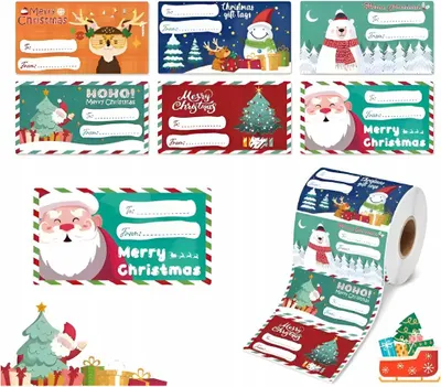 Produktbild von Weihnachtsgeschenkanhänger, 500 Stück.