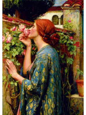 Zdjęcie produktu dla Puzzle John William Waterhouse „Dusza róży”.