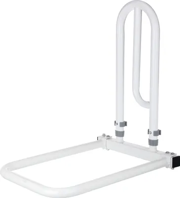 Produktbild von Alberts Bett-Aufstehhilfe | Griff: Stahl, weiß kunststoffbeschichtet, Ø 21 mm, Platte: Kunststoff, 330 x 560 x 620 mm, weiß