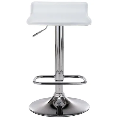 Produktbild von CLP 2er Set Barhocker Dyn höhenverstellbar und drehbar weiß