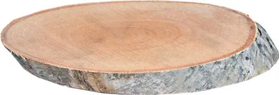 Produktbild von Birkenholzscheiben oval 100% Natur 35-38 cm ø