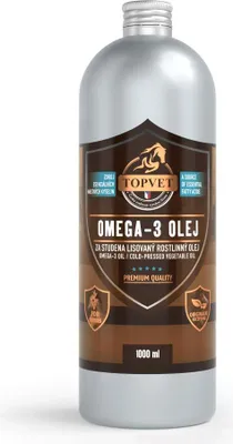 Zdjęcie produktu dla Olej Omega-3 dla koni 1l