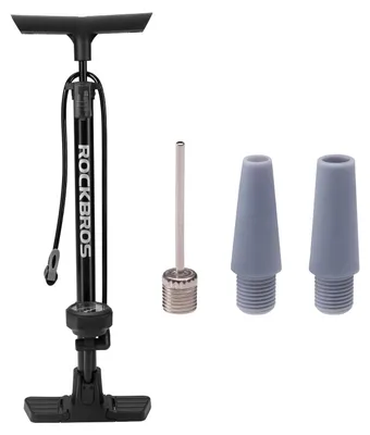 Obrázek produktu pro Pumpička na kola s manometrem – 150 PSI a 10 bar, kompatibilní s ventily Presta a Schrader