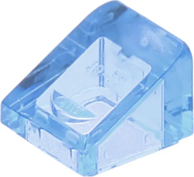 Produktbild von Lego® 1x1 Schrägstein 30° x 1 x 1 x 2/3 54200 - 1 Stück Trans - Mittelblau