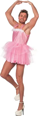Produktbild von W5669-50 rosa Herren Männerballett Junggesellenabschied Kostüm-Kleid Gr.50