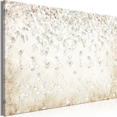 Produktbild von Vliesstoff Leinwandbild - Falling Flowers (1 Part) Wide 90x60 cm Blumen b-C-1017-b-a