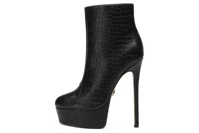 Produktbild von Giaro Stiefeletten in Übergrößen Schwarz  SIDDY BLACK CROCK große Damenschuhe
