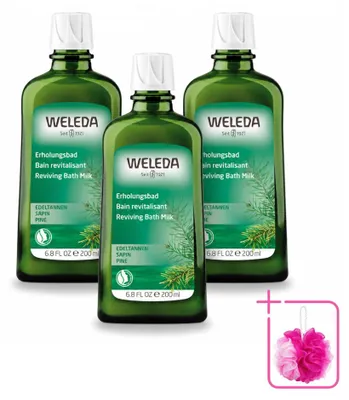 Obrázek produktu pro 3 x Weleda koupelová pěna Zilverspar – 200 ml – balení, 3 kusy