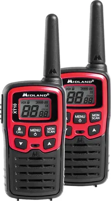 Produktbild von Midland XT10 Funkgerät PMR-Handfunkgerät 2er Set Vox-Funktion Call 500 mW ERP