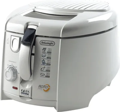Produktbild von Delonghi F28311W1 Fritteuse, Kunststoffgehäuse, 1800 Watt, 1,2 l Ölbehälter, Coolwall