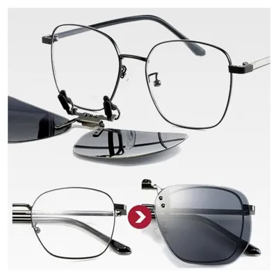 Produktbild von Polarisierte Sonnenbrille Clip-On mit UV-Schutz für Damen und Herren