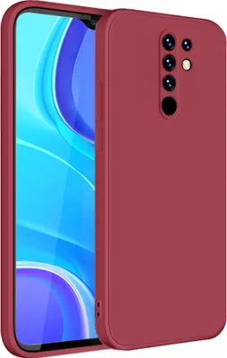 Obrázek produktu pro Pouzdro pro Xiaomi Redmi 9 Měkký tekutý silikonové, nárazuvzdorné gumové pouzdro červené