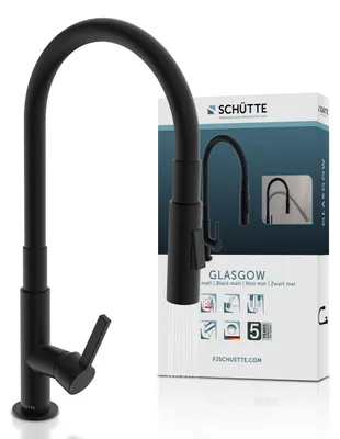 Produktbild von 79586 GLASGOW Spültischarmatur, Schwarz matt, mit Soft-Touch Schlauch
