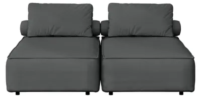 Obrázek produktu pro Sada 2 zahradních lenošek, látka Odyssey, antracitová (03)