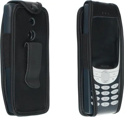 Zdjęcie produktu dla Pokrowiec ochronny do Nokia 8000 4G Skórzana torba z klipsem do paska e