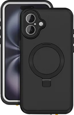 Immagine prodotto di Redpepper, Custodia per iPhone 16 MagSafe Protezione completa impermeabile IP68, Nero
