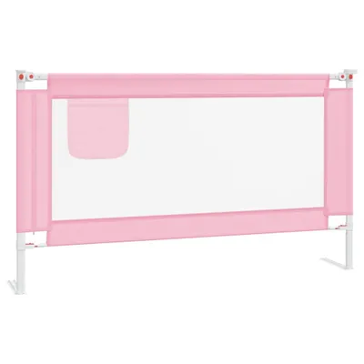 Immagine prodotto di vidaXL Protezione letto per bambini rosa 140x25 cm tessuto
