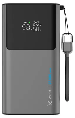 Produktbild von XLayer 221151, 27000 mAh, Lithium-Ion (Li-Ion), 160 W, Grau