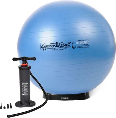 Produktbild von Original Pezzi® Gymnastikball MAXAFE m. Standpumpe u. Ballschale - blau