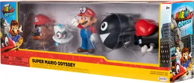Zdjęcie produktu dla Jakks Pacific - Zestaw 5 Figur Super Mario Bros 6,5 cm - Kolekcjonerskie Figurki