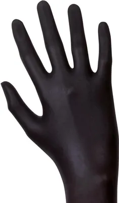 Produktbild von 1000 Latexhandschuhe Black Latex Gr. L - puderfrei - schwarz - Einmalhandschuhe