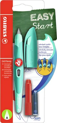 Produktbild von STABILO EASYbirdy Pastel R mit Feder A aqua grün/mint 4006381572699