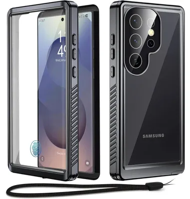 Produktbild von Schutzhülle für Samsung Galaxy S25 Ultra Wasserdicht IP68 Stoßfest Staubdicht Schwarz