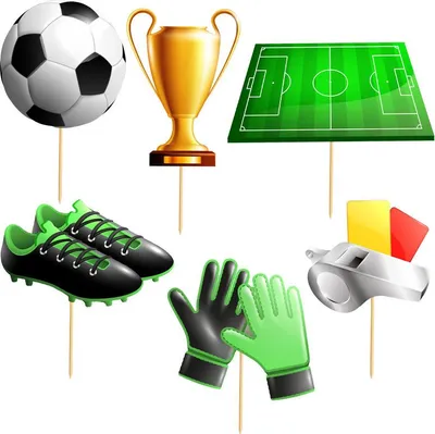 Immagine prodotto di Topper Pickers FOOTBALL Compleanno 6 pz.