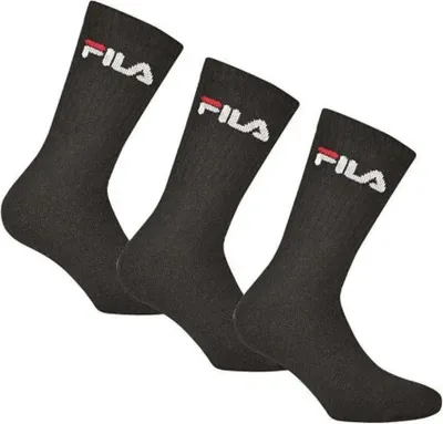 Produktbild von Fila Crew Tennis 3er-Pack Uni-Socken Schwarz 39-42