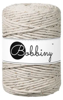 Produktbild von BOBBINY 5 mm Makramee Garn Regular 100 m, Farbe:Leopard