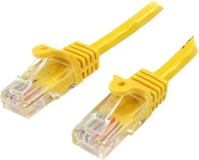 Produktbild von StarTech.com 2m Cat5e RJ45 UTP Netzwerkkabel Snagless - Cat 5e Patchkabel - Gelb, 2 m, Cat5e, U/UTP (UTP), RJ-45, RJ-45, Gelb