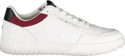 Produktbild von Weiße Herrensneaker mit Kontrastdetails und herausnehmbarer Innensohle