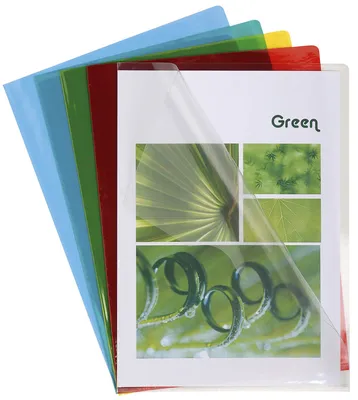 Produktbild von Exacompta 661000E Aktensichthüllen DIN A4 50 Stück 130µ Farben sortiert