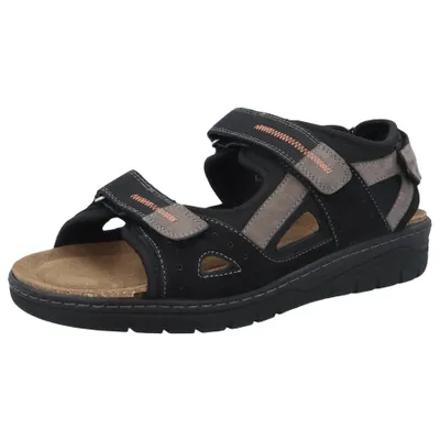 Produktbild von Solidus Herren Sandalen 15166-39, 15166-40, 15166-40.5, 15166-41.5, 15166-42, 15166-42.5, 15166-43.5, 15166-44, 15166-44.5, 15166-45, 15166-46, 15166-46.5 SOV-7807201087 Schwarz 42