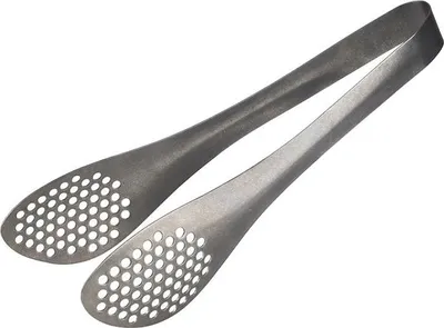 Produktbild von APS 75825 Universalzange, Edelstahl, perforiert, 7 x 5 cm, Länge 22,5 cm, Vintage-Look