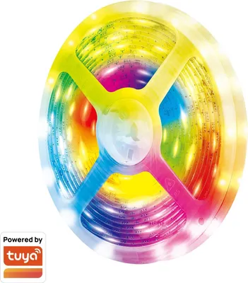 Obrázek produktu pro Smart Digital RGB LED pásek adresovatelný 400 lm 5m LED WiFi Tuya