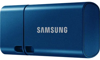 Produktbild von Samsung MUF-512DA, 512 GB, USB Typ-C, 3.2 Gen 1 (3.1 Gen 1), 400 MB/s, Kappe, Blau
