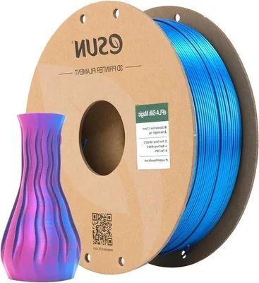Produktbild von 3D Drucker Filament PLA 1,75mm Zweifarbig 1KG Rolle