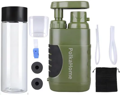 Productafbeelding van PolkaHome Waterfilter Survival Filtert 5000L - Waterfilter Outdoor - Waterzuivering Outdoor - Waterzuiveringsapparaat - water filter