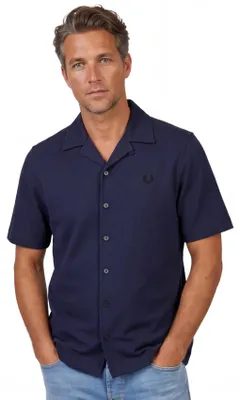 Produktbild von Poloshirt Fred Perry Donkerblauw Normale Fit