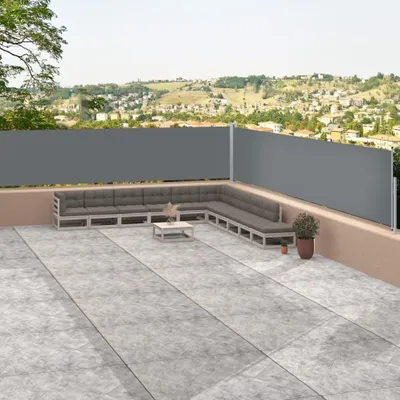 Produktbild von Seitenmarkise Ausziehbar Anthrazit 117x1200 cm , Markisen Design 2024