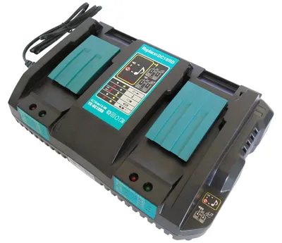 Doppel-Schnellladegerät 14,4-18V 4A Ersatz für Makita DC18RD